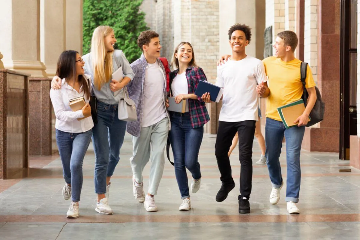Reedley International School students in an ABM classroom