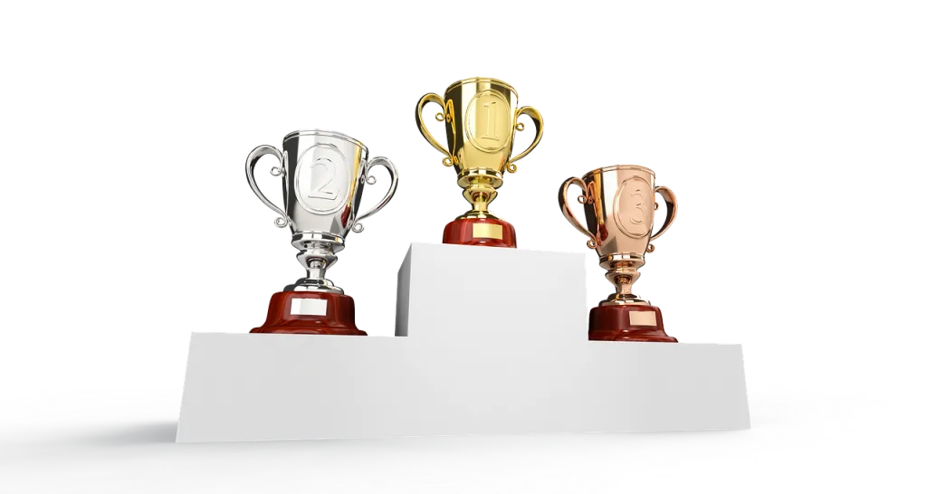 trophies that signify challenge